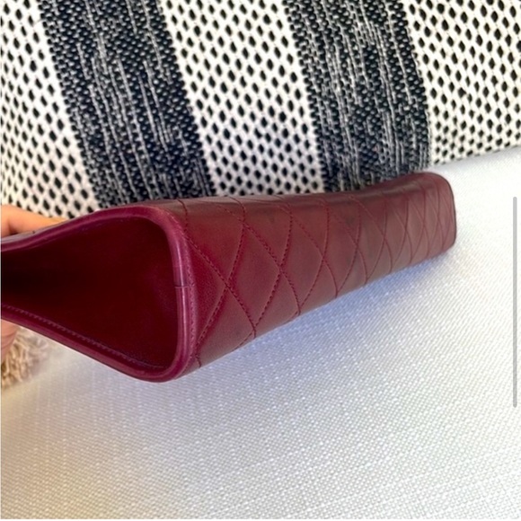 Chanel Leather Clutch w/ Gold Hardware - Picture 4 of 13